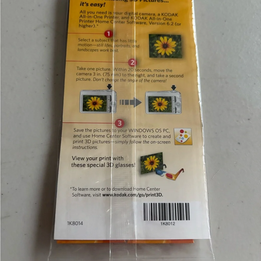 3d paper glasses new